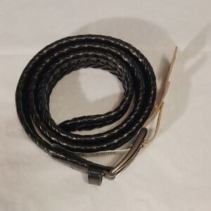 Dockers Black and Brown Braided Belt